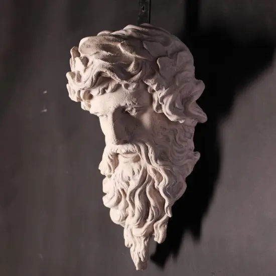 Hercules Head Wall Decor Statue {6}