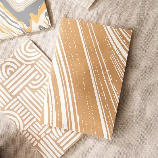 Soft Cover Brown Notebook - Pack of 5, 6 X 4 Inch {1}