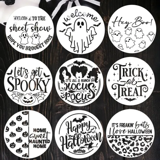 Halloween Stencils for Painting on Wood 12&rdquo; Large Halloween Stencil (Halloween01) {1}