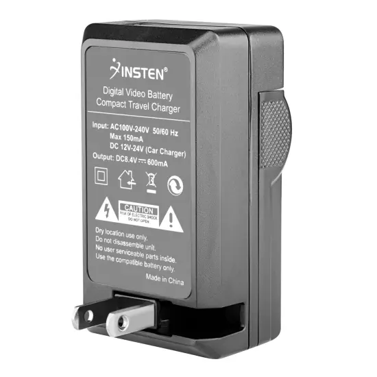 Insten For Canon EOS Digital Rebel XTi XT Battery Charger Black {2}