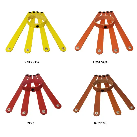8 Pack Leather Craft Bracelets &ndash; 18 Color Options, &frac34;" Wide, Ready to Customize {6}