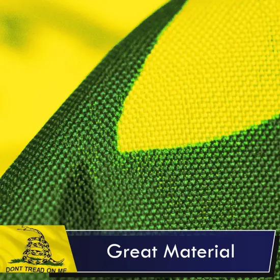 Gadsden (Dont Tread On Me) Flag 75D Printed Polyester 3x5 Ft {4}