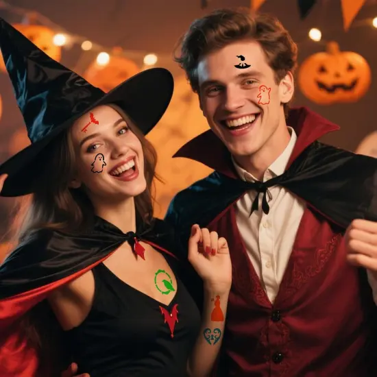 Face and Body Paint Stencils Kit(sliver) {5}