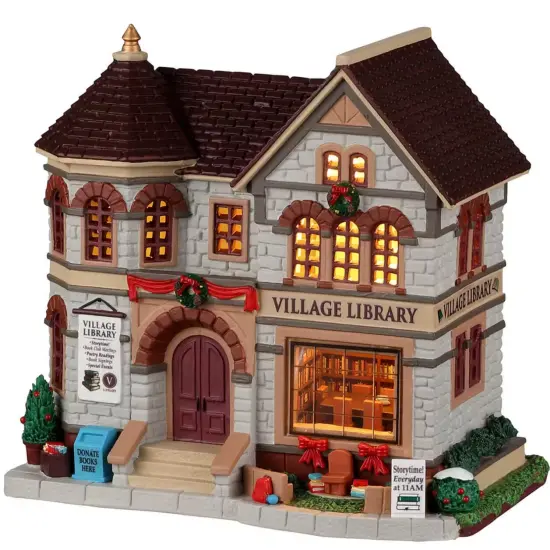 Village Library - Lemax Caddington Village {1}