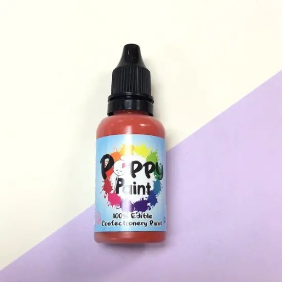 Poppy Paint Red Edible Food Color for Cake Decorating and Chocolate {3}