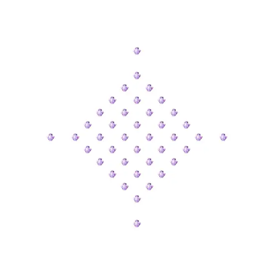 Preciosa 4mm Czech Crystals Bicone Rondelle Beads, 40pcs Violet {5}