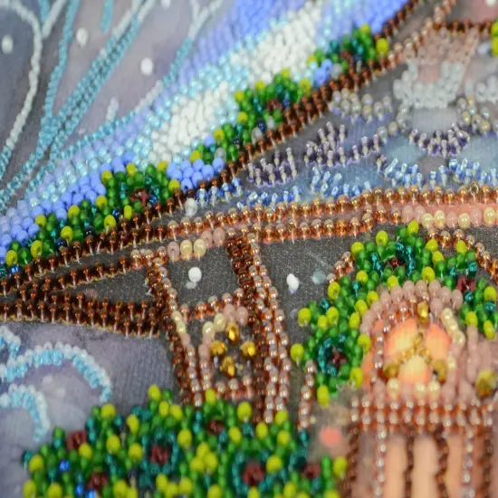 Bead Embroidery Kit - When winter blows cold {4}