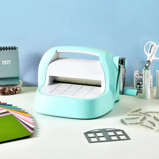 Die Cutting & Embossing Machine Combo Opening with 2 Cutting Pads for Craft & Arts {1}