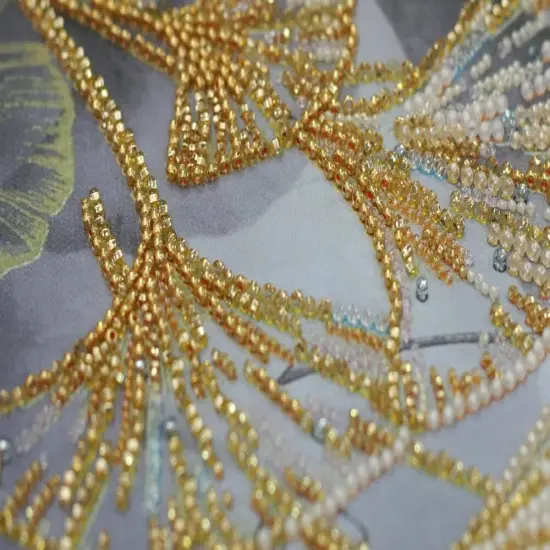 Bead Embroidery Kit - Ginkgo biloba AB-844 {4}