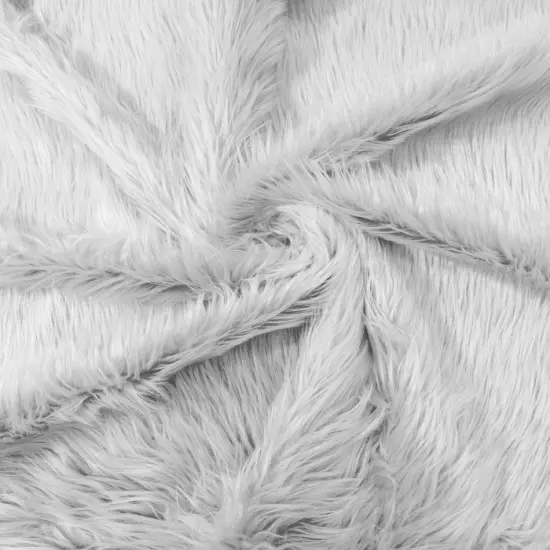 1 Yard Solid Faux Fur Fabric for Costumes, Decor, pillows & beddings White {1}