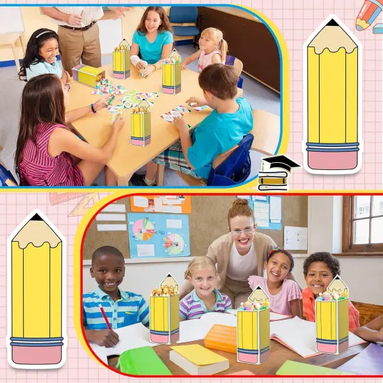 50 Pcs Pencil Gift Boxes Back to School {5}