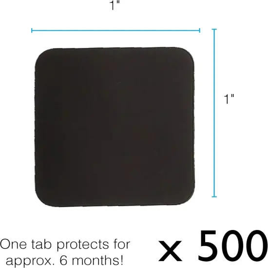 The Beadsmith Anti-Tarnish Tabs, 1 x 1 inch, Non-Abrasive, 50 tabs per Pack, for Jewelry Storage {3}