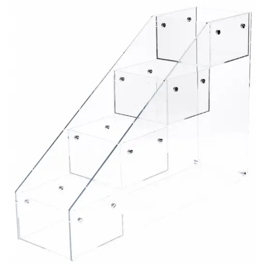 Plymor Clear Acrylic 3-Tiered 39-CD Display Tray {1}