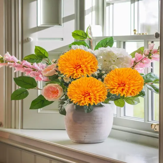 Autumn Artificial Chrysanthemums Ball {3}