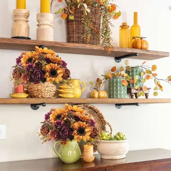 Bundles Fall Flowers Bouquet {6}