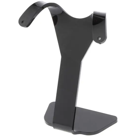 Plymor Black Acrylic Divided Pair Hanging Earring Display Stand, 3.125" W x 1.75" D x 4" H {1}