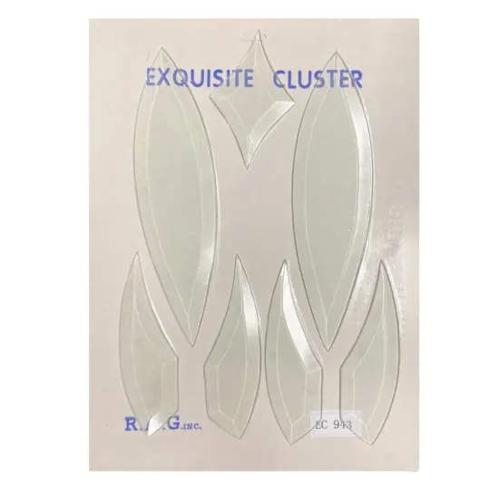 4-1/4" x 25-1/2" Exquisite Clear Glass Bevel Cluster EC943 {3}