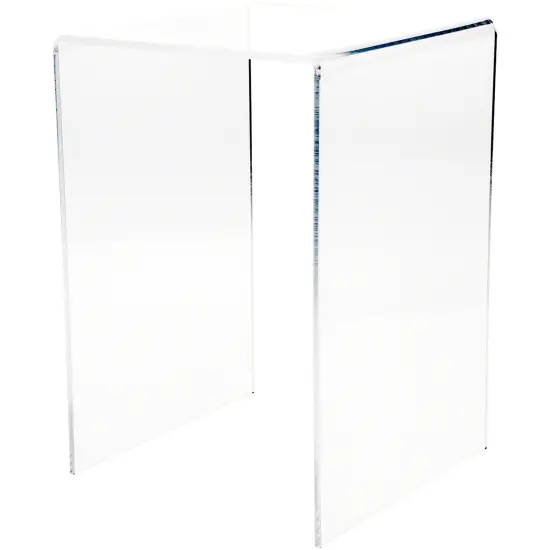 Plymor Clear Acrylic Vertical Square Display Riser, 13.5" H x 9" W x 9" D (1/4" thick) {1}