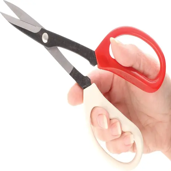 The Beadsmith Plate Shears &ndash; Metal Elements &ndash; Heavy Duty Scissors &ndash; Made of Carbon Steel &ndash; 8 Inches/20.3mm Long, 1.75in/44.45mm Cutting Blades &ndash; Cuts Up to 20 Gauge Metal Sheet Stock {3}