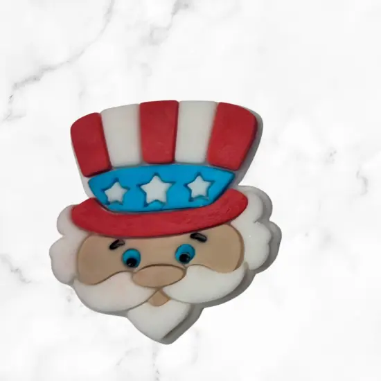 Uncle Sam Cookie Cutter and Stamps {4}