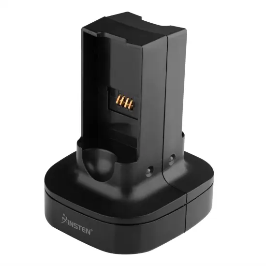 Insten For Xbox 360 Controller Battery Pack Charger Station with 2 Rechargeable Battery Charging Dock for Microsoft Xbox360 Remote Controller Black {2}
