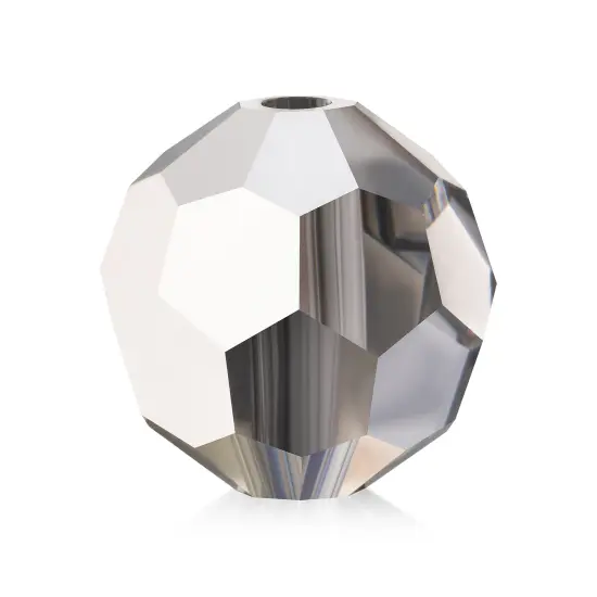 Preciosa 6mm Czech Glass Faceted Round Beads, 36pcs Labrador Halfcoat {1}