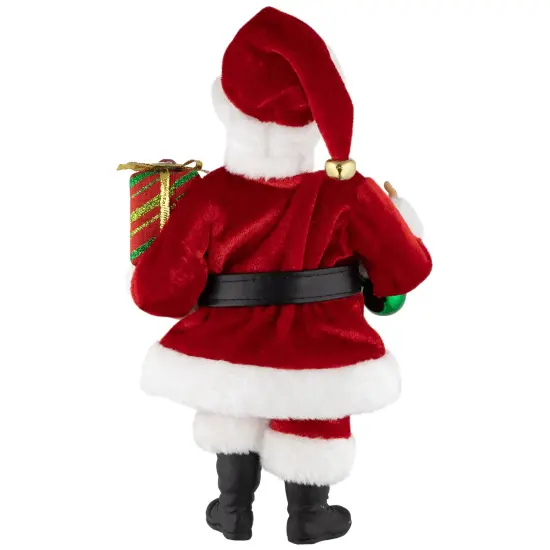 Northlight Santa Elf with Gift Christmas Figure - 14" Red {6}