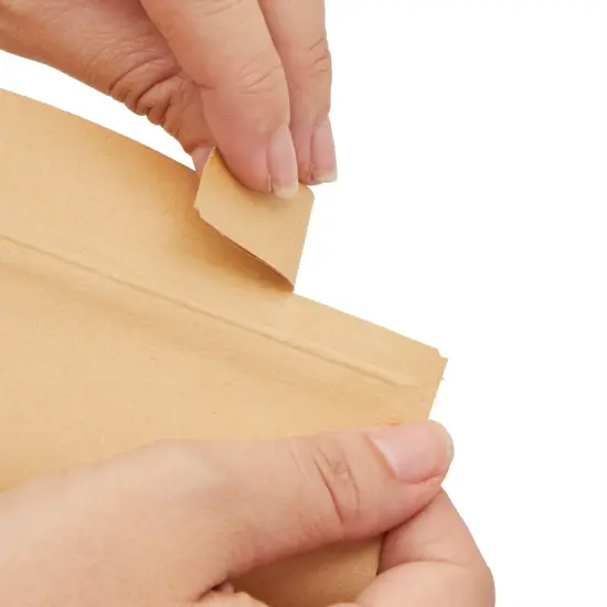 Kraft Stand Up Pouches, Clear Window Sealable Bags for Packaging (7x10 In, 120 Pack) Brown {5}