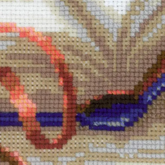 Kitten on the Book R1725 Counted Cross Stitch Kit {3}