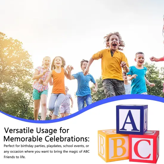 6 pcs ABC and 123 Friend Street Balloon Boxes {5}