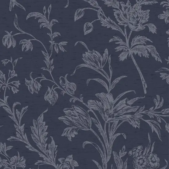 Laura Ashley Lloyd Midnight Seaspray Wallpaper {2}