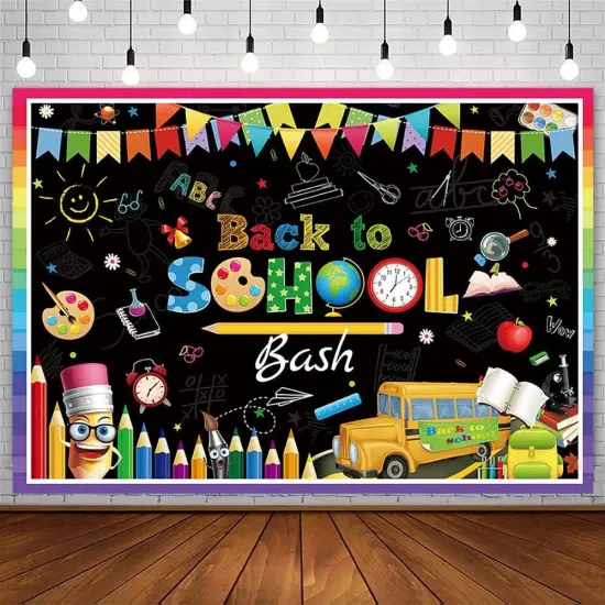 7x5ft Back to School Bash Backdrop {1}