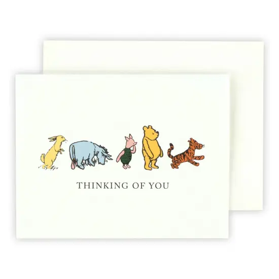 Echo Park Winnie The Pooh Greeting Card 1/Pkg-Thinking Of You {1}