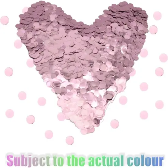 Confetti Round Glitter Table Confetti Dots - Pink {5}