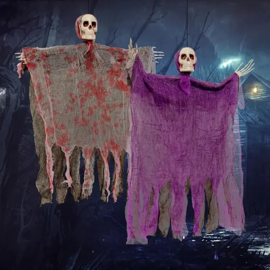 3 Pack 31.5 Inches Hanging Grim Reaper Decorations {3}