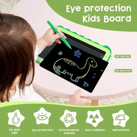 Teriph LCD Writing Tablet Green Dinosaur {2}
