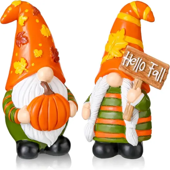 2 Pieces Fall Gnome Decor {2}