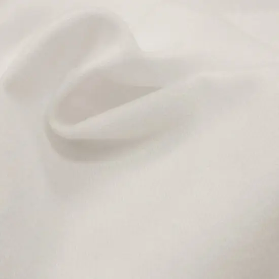 1 Yard Optic White Alova Suede Apparel Fabric 58/60" Wide 100% Polyester Soft & Durable {1}