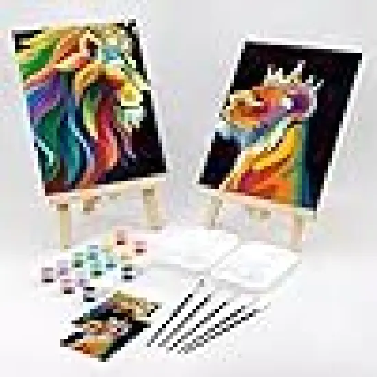 Paint Pre Drawn Canvas for Adults {2}