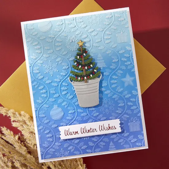 Spellbinders 3D Embossing Folder By Annie Williams-Country Christmas {5}