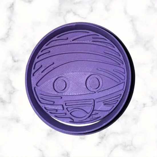 Mummy Cookie Cutter with Stamp Option {3}