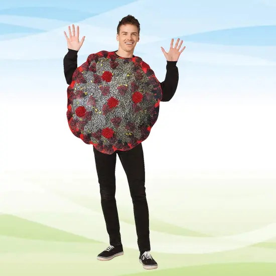 Covid Germ Adult Costume Funny Virus Tunic Party Outfit {5}