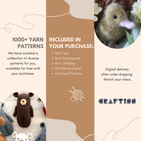 CRAFTISS Crochet Kit for Beginners, 158 Pieces with 16 Colors of Acrylic Yarn Skeins, 1300 Yards Total &ndash; Learn to Crochet All-in-One Starter Crochet Set for Adults Beginner {4}