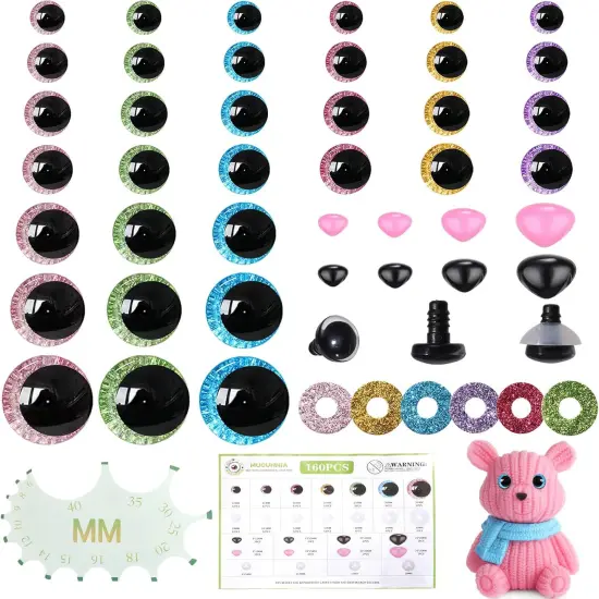 160 pcs Safety Eyes for Crocheting {1}