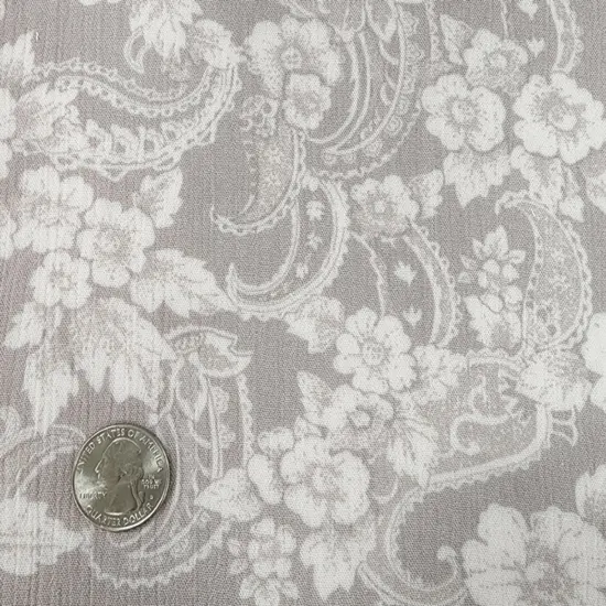 1 Yard Rose Dust Rayon Crinkle Fabric For Dresses Blouses Skirts Lightweight Apparel 50/52" Width {3}