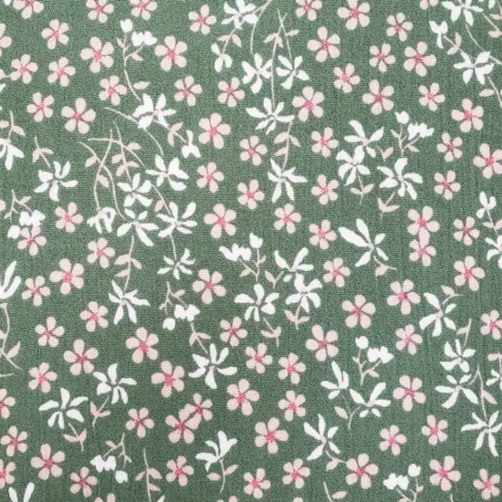 1 Yard Dark Ivy Rayon Crinkle Fabric &ndash; 50/52&rdquo; Wide Lightweight Material {3}