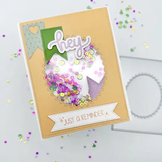 Hi, hey hello Word Dies Small Style {2}