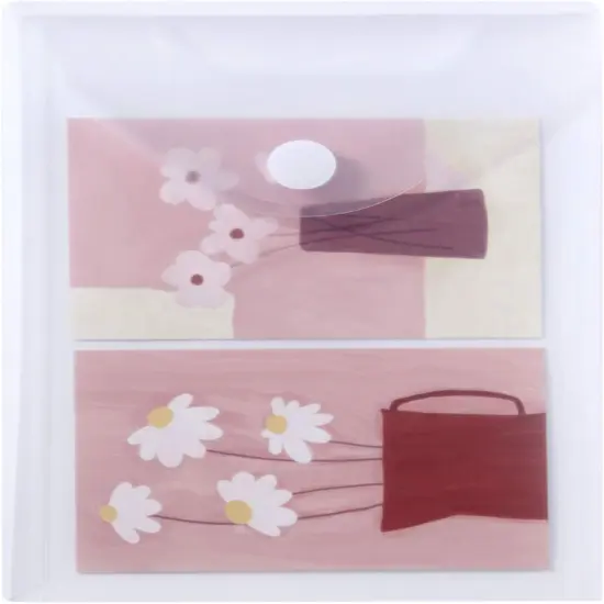 Transparent Plastic Folders - 12 Pack {3}