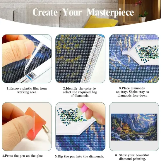 Mountain Large Landscape Diamond Painting Kits for Adults {5}