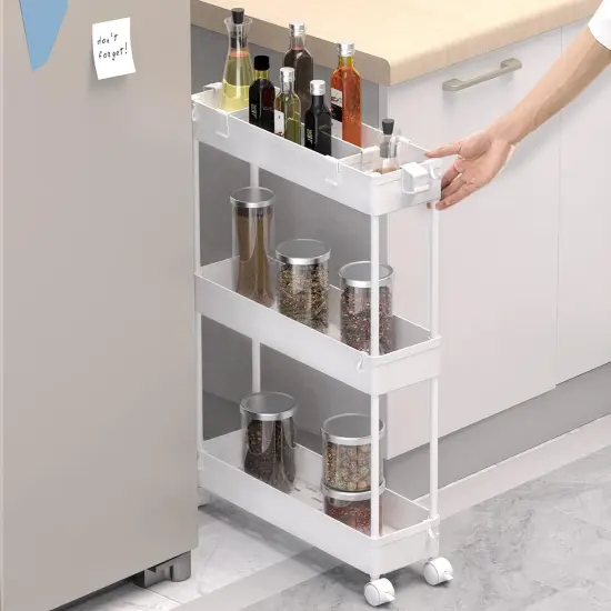 Slim Storage Cart 3 Tier {2}